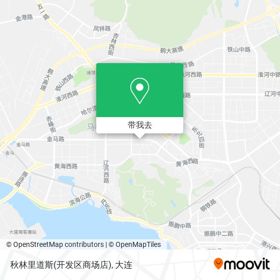 秋林里道斯(开发区商场店)地图