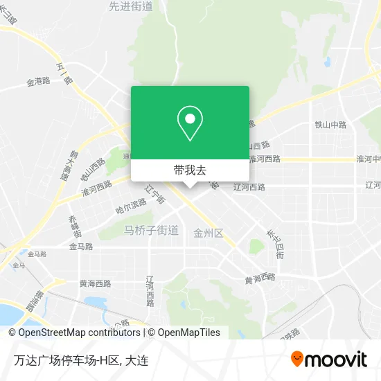万达广场停车场-H区地图