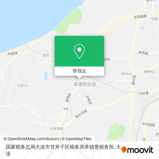国家税务总局大连市甘井子区税务局革镇堡税务所地图