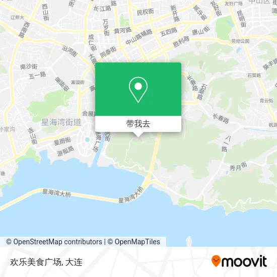 欢乐美食广场地图