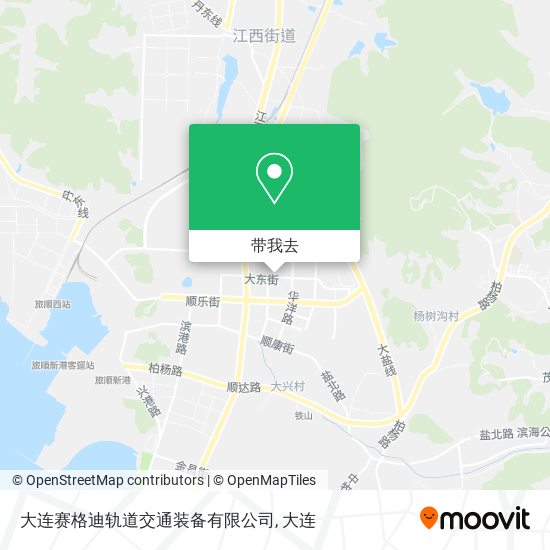 大连赛格迪轨道交通装备有限公司地图