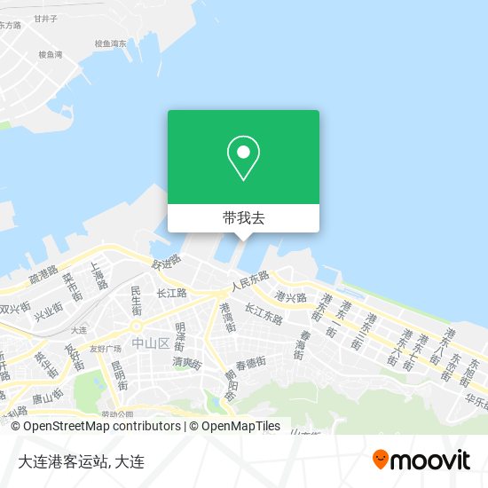 大连港客运站地图