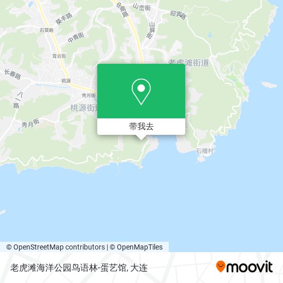 老虎滩海洋公园鸟语林-蛋艺馆地图