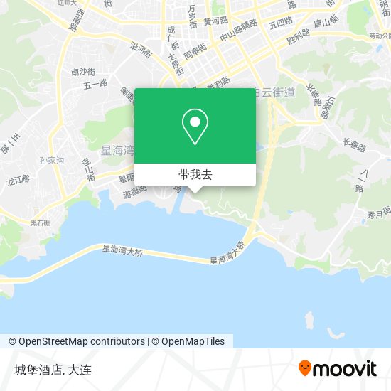 城堡酒店地图