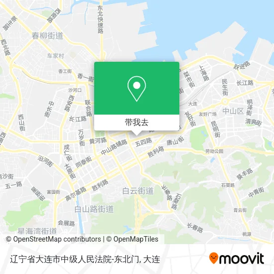 辽宁省大连市中级人民法院-东北门地图