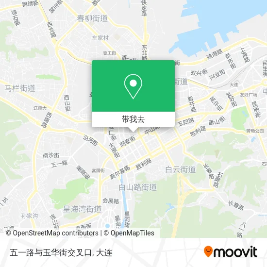 五一路与玉华街交叉口地图