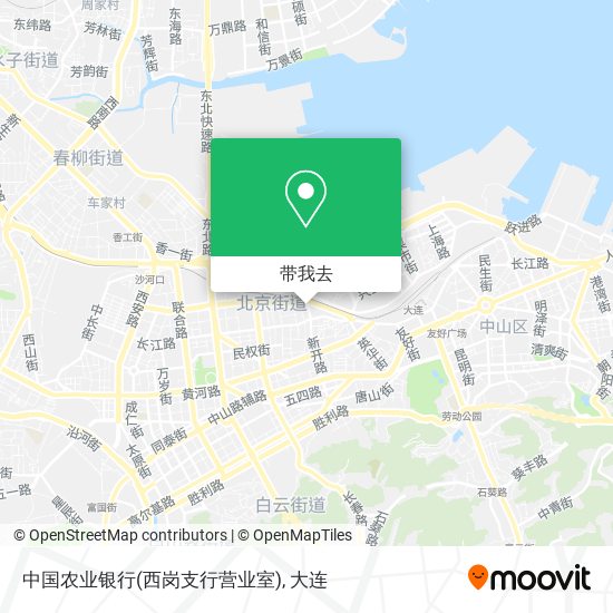 中国农业银行(西岗支行营业室)地图