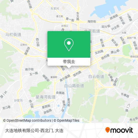 大连地铁有限公司-西北门地图