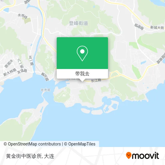 黄金街中医诊所地图