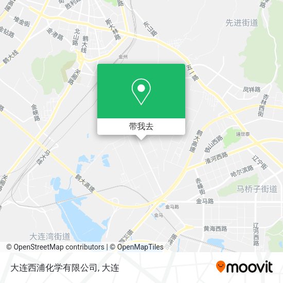 大连西浦化学有限公司地图