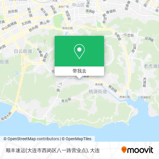 顺丰速运(大连市西岗区八一路营业点)地图