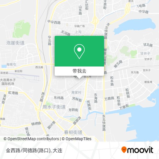 金西路/同德路(路口)地图