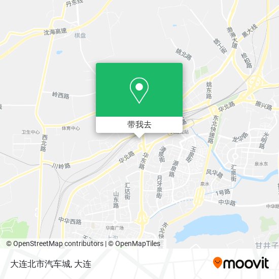 大连北市汽车城地图
