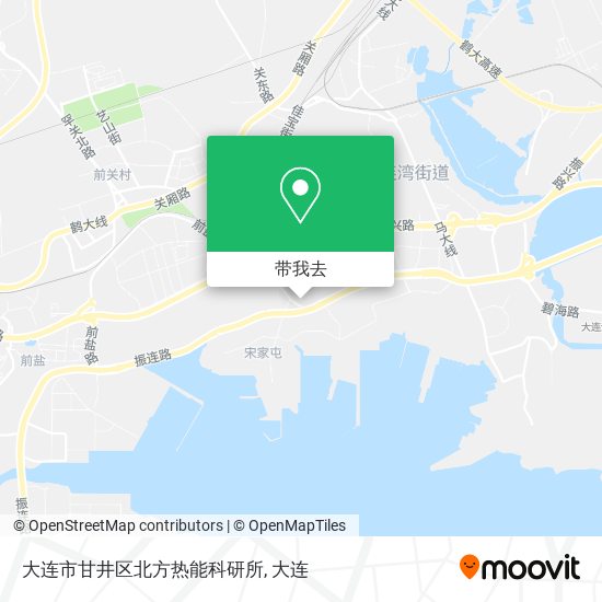 大连市甘井区北方热能科研所地图