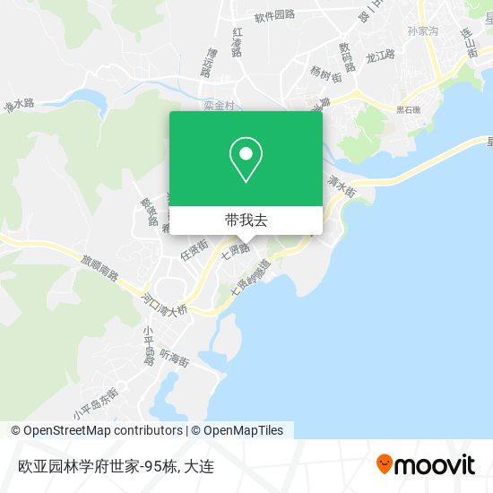欧亚园林学府世家-95栋地图