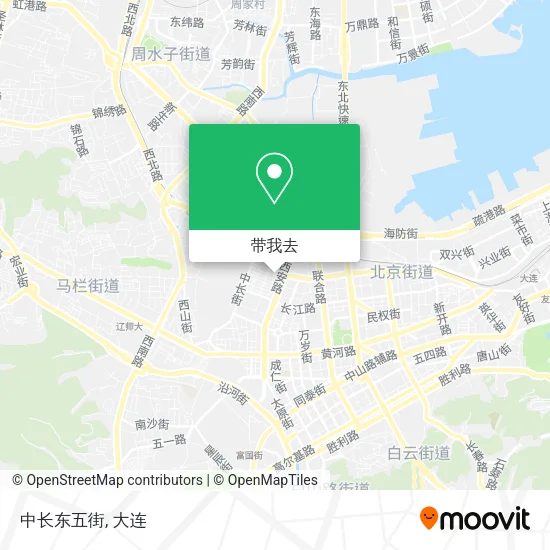 中长东五街地图