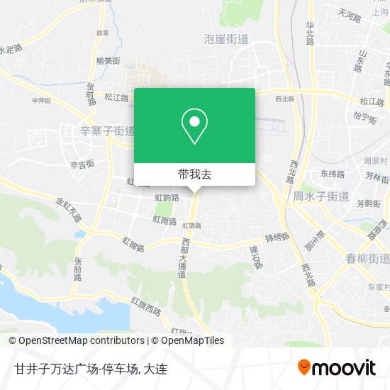 甘井子万达广场-停车场地图
