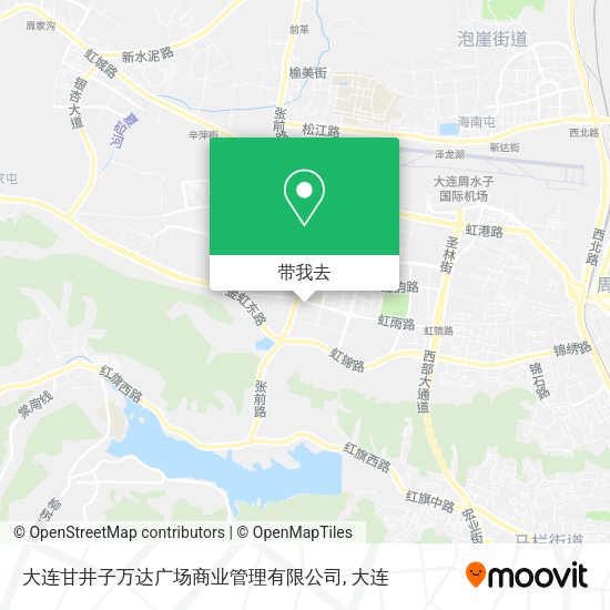 大连甘井子万达广场商业管理有限公司地图