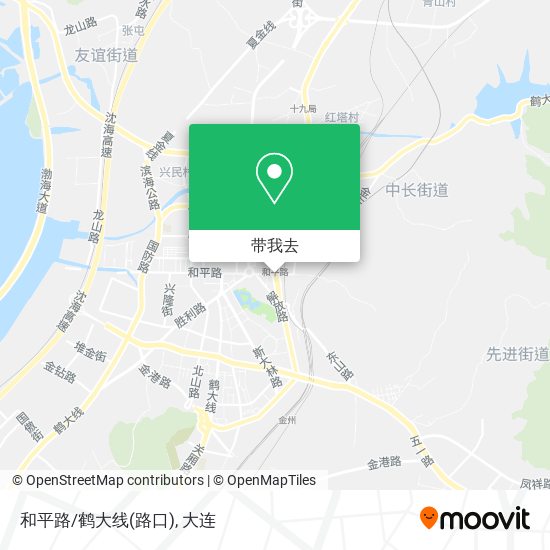 和平路/鹤大线(路口)地图