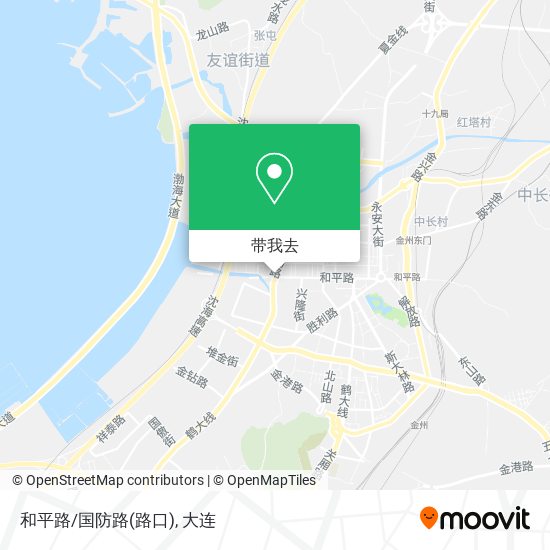 和平路/国防路(路口)地图