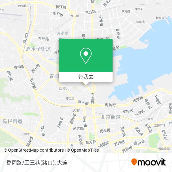 香周路/工三巷(路口)地图
