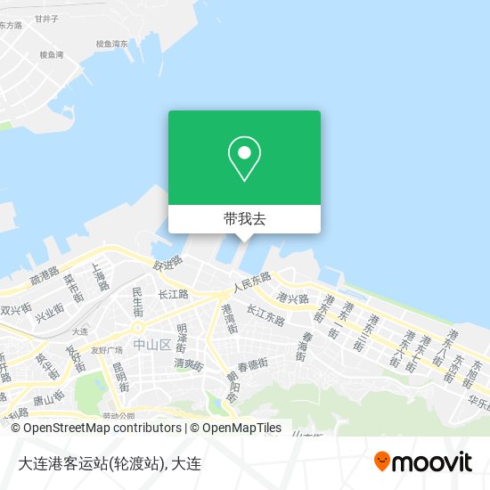 大连港客运站(轮渡站)地图