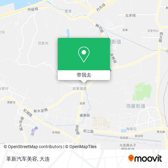 革新汽车美容地图