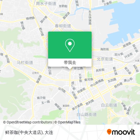 鲜茶咖(中央大道店)地图