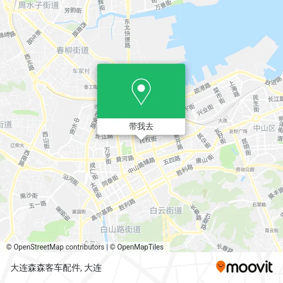 大连森森客车配件地图