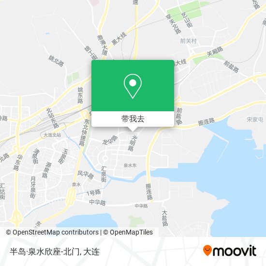 半岛·泉水欣座-北门地图