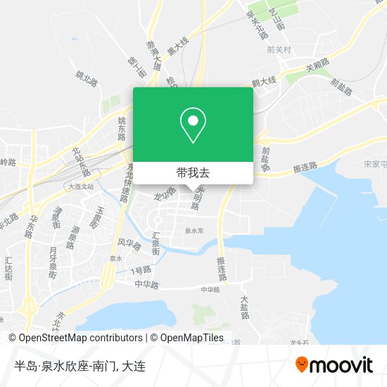 半岛·泉水欣座-南门地图