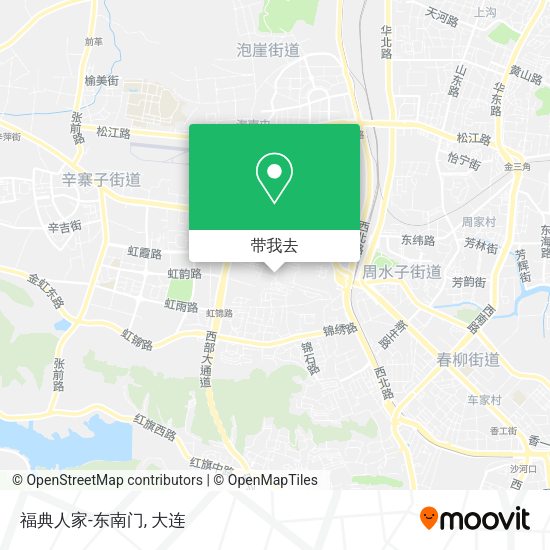 福典人家-东南门地图