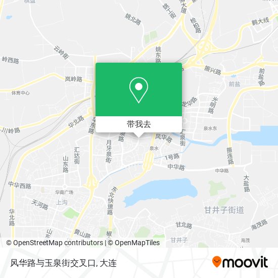 风华路与玉泉街交叉口地图