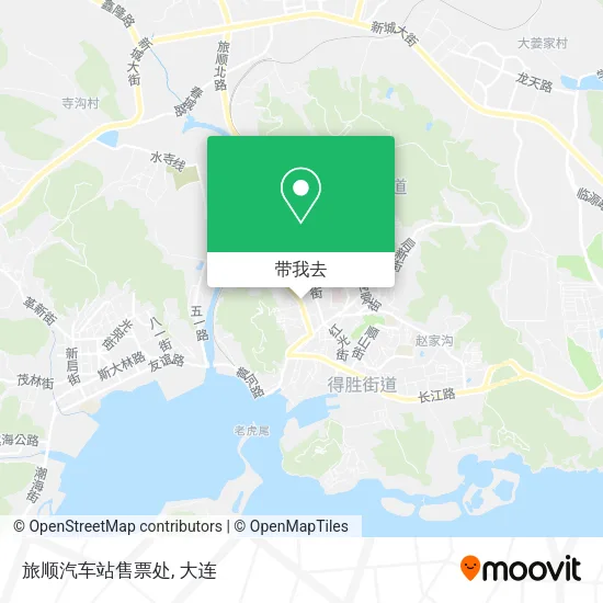 旅顺汽车站售票处地图