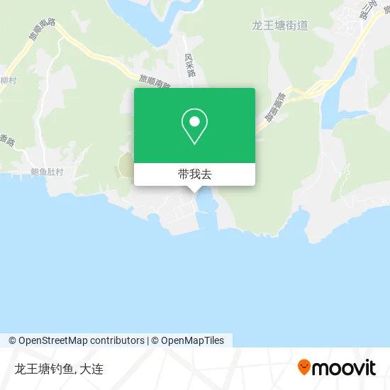 龙王塘钓鱼地图