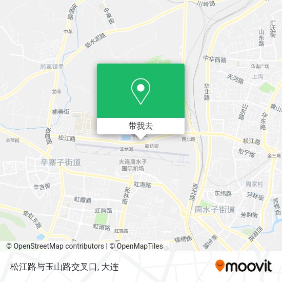 松江路与玉山路交叉口地图