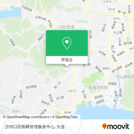 沙河口区殡葬管理服务中心地图