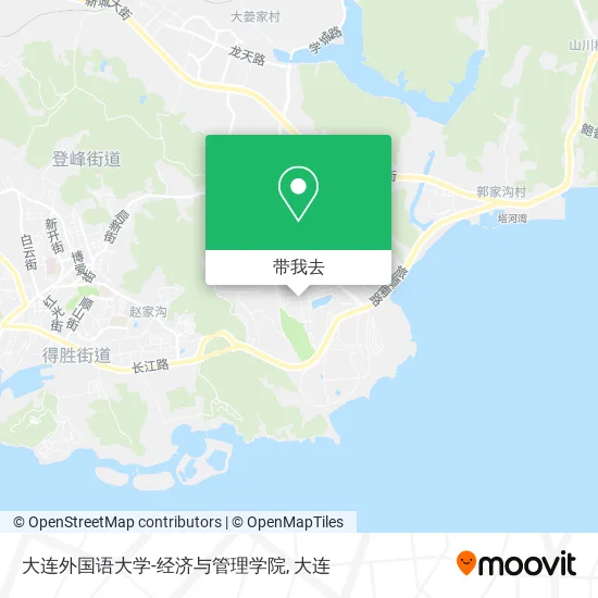 大连外国语大学-经济与管理学院地图