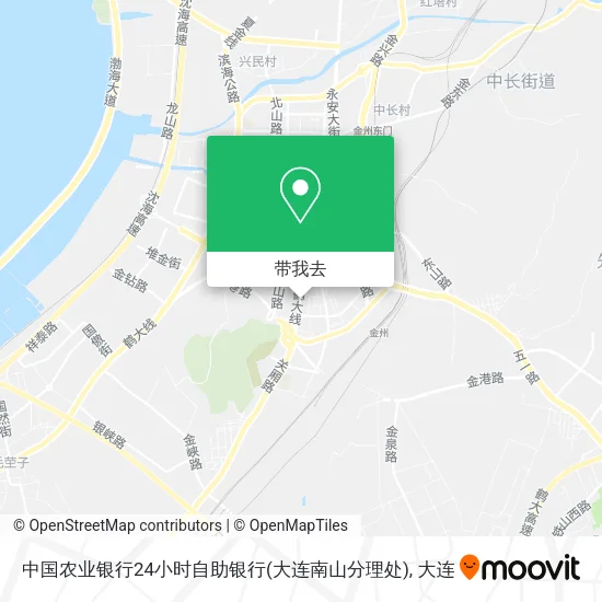 中国农业银行24小时自助银行(大连南山分理处)地图