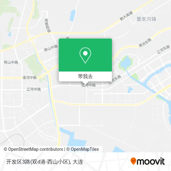 开发区3路(双d港-西山小区)地图