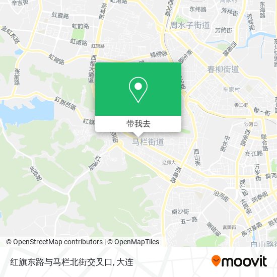 红旗东路与马栏北街交叉口地图