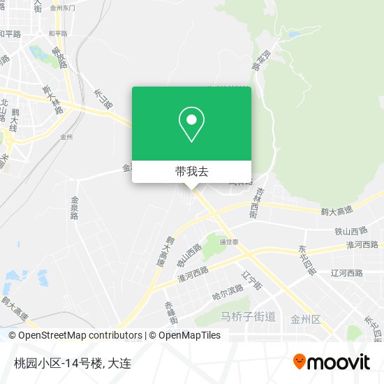 桃园小区-14号楼地图