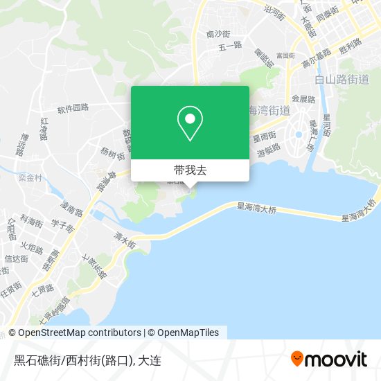 黑石礁街/西村街(路口)地图