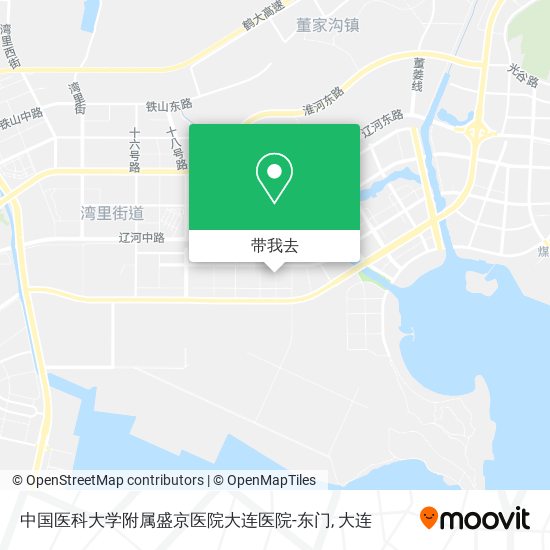 中国医科大学附属盛京医院大连医院-东门地图