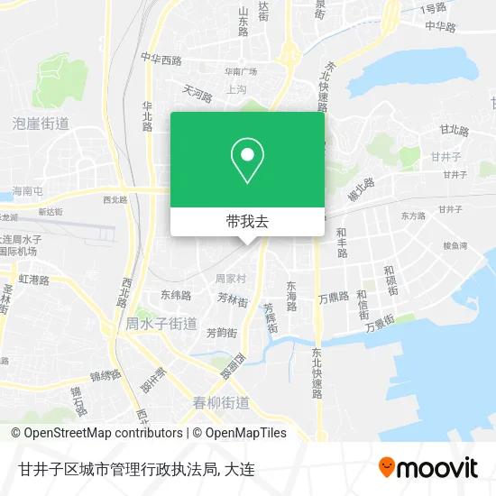 甘井子区城市管理行政执法局地图