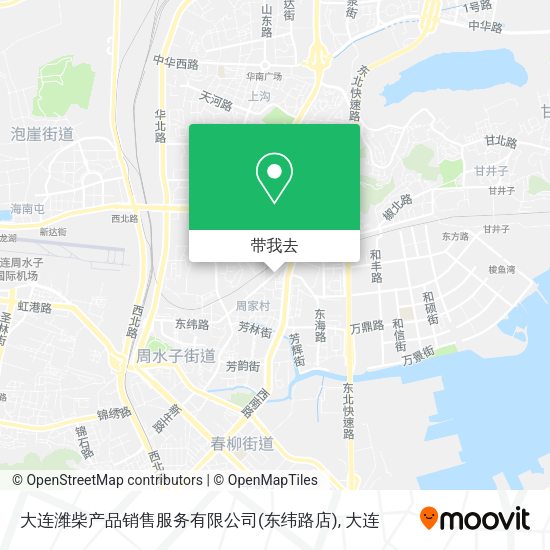 大连潍柴产品销售服务有限公司(东纬路店)地图