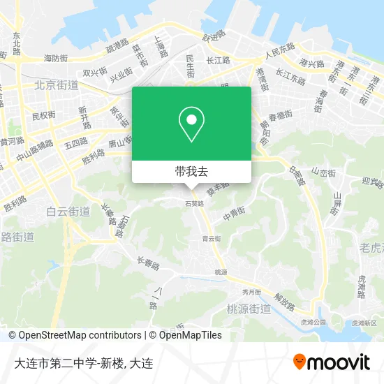 大连市第二中学-新楼地图