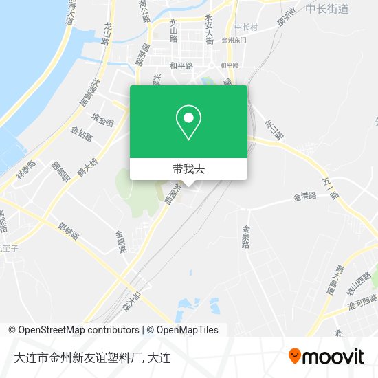 大连市金州新友谊塑料厂地图