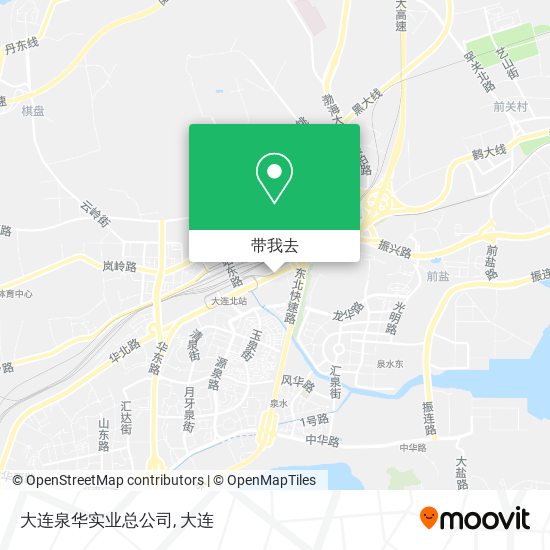 大连泉华实业总公司地图