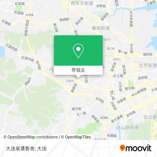 大连泉通客舍地图